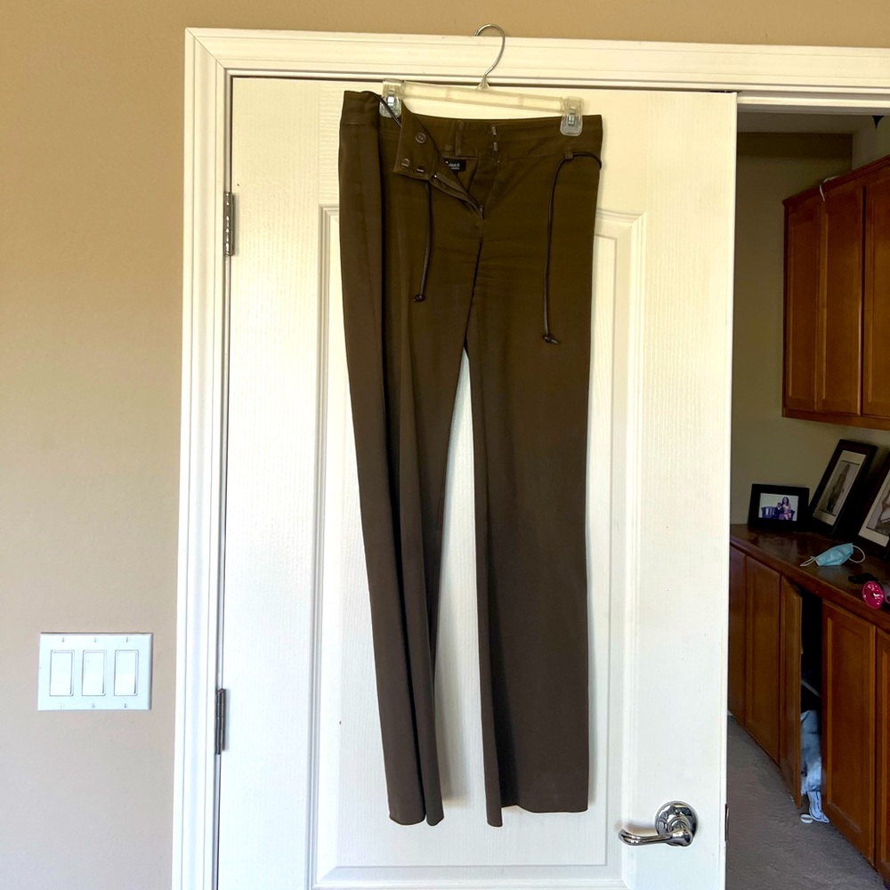 INC green khaki work pants